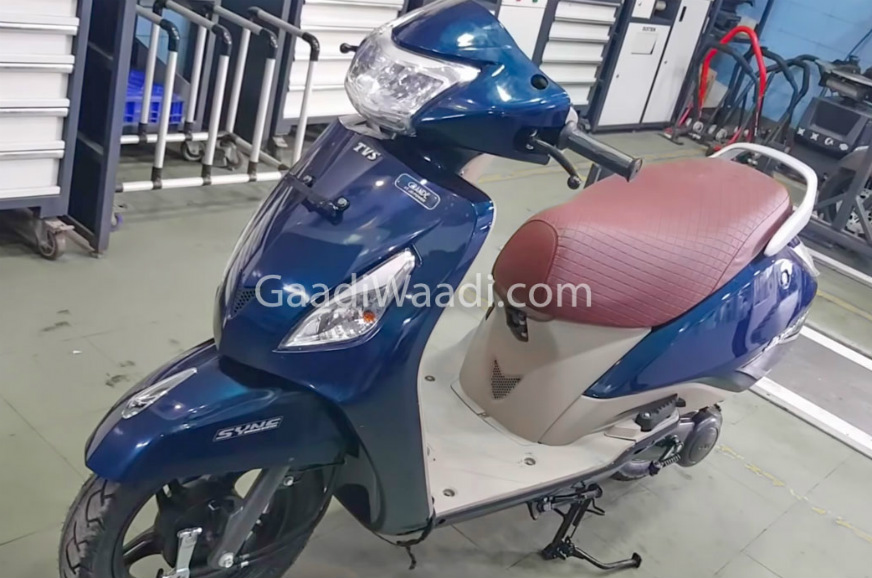 TVS Jupiter Grande with LED headlight spotted Autocar India